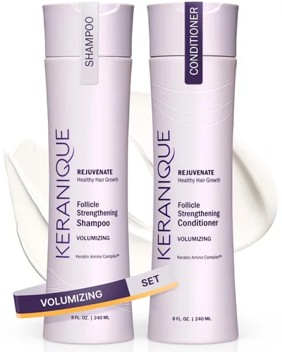Vista 10 de Keranique Champú y Acondicionador Seguro para el Color - Champú y Acondicionador para Proteger y Extender el Color para Mujeres con Cabello Seco