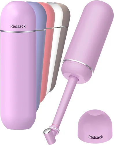 Vista 9 de Bidé portátil para viajes y campamentos, botella peri manual de mano para higiene femenina, 3 sellos a prueba de fugas, rociador extensible con Caqui