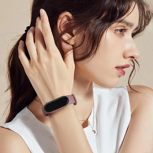 Vista 6 de Paquete de 3 bandas para Xiaomi Mi Band 4 y Mi Band 3, correas deportivas de repuesto de silicona suave para Xiaomi Mi Band 4 y 3 Fitness Tracker