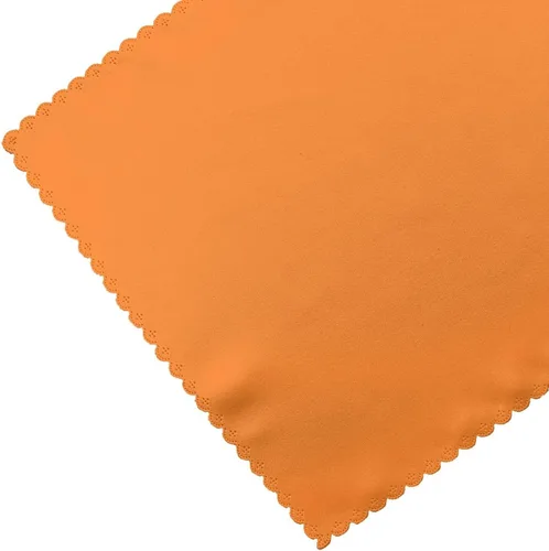 Vista 5 de Rectangular Placemats Set of 4, Heat Resistant Beauty Burnt Orange Printed Kitchen Dining Table Mats
