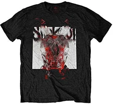 Vista 3 de Slipknot Devil Single - Logo Blur (impresión trasera) Slim Fit T-Shirt Negro, M, Negro