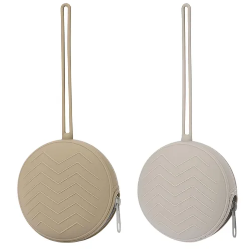 Vista 9 de Paquete de 2 fundas de silicona para chupón, sin BPA, para bebés, niños y niñas, contenedor portátil y apto para lavavajillas, para uso sobre