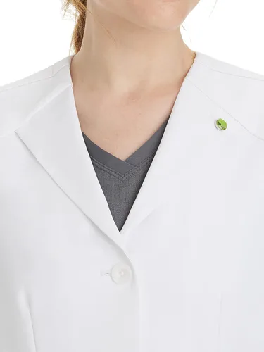 Vista 4 de Healing Hands Lab Coat Women 4 Pocket Full Length 5102 Farrah Womens Lab Coat The White Coat Professional Collection