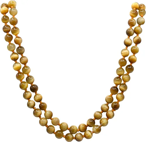Vista 6 de Amazing Gemstone Japa Mala - Collar de 108 cuentas de oración y pulsera de muñeca Mala para meditación