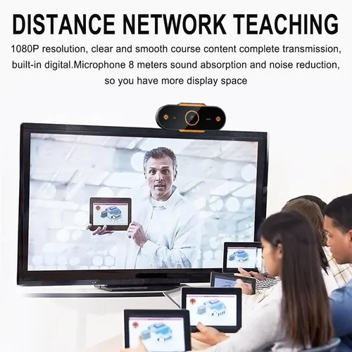 Vista 3 de Cámara de transmisión 1080p HD Webcam USB Pc Cámara web