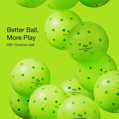Vista 3 de Gearbox Bolas de pickleball GB1