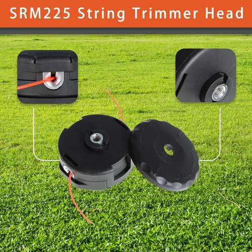 Vista 3 de labwork Paquete de 5 cabezales de repuesto SRM225 para Echo Speed Feed 400 SRM-230 SRM-210 SRM2100 de repuesto para Shiandaiwa T195S T220 T222 T230