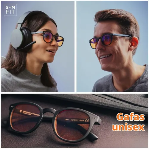 Vista 6 de Horus X • Blue Light Glasses Men Women Blue Light Blocking Glasses For Screen Anti-Fatigue & Eye Migraine Urban V3