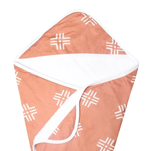 Vista 10 de Copper Pearl Toallas de baño con capucha, toallas de baño de tela de rizo de primera calidad con capucha, bolsillos y diseños geniales, ideales