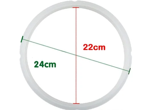 Vista 5 de 1 junta de goma GJS Gourmet (anillo de sellado) compatible con olla a presión eléctrica Cook's Essentials de 4 cuartos (1, 4 cuartos de galón)".