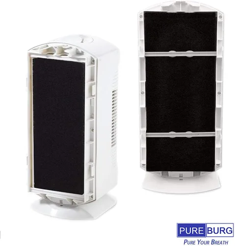 Vista 3 de PUREBURG 990051000 Juego de filtros HEPA de repuesto compatibles con Hamilton Beach TrueAir 04383 04384 04385 04386 Purificador de aire compacto