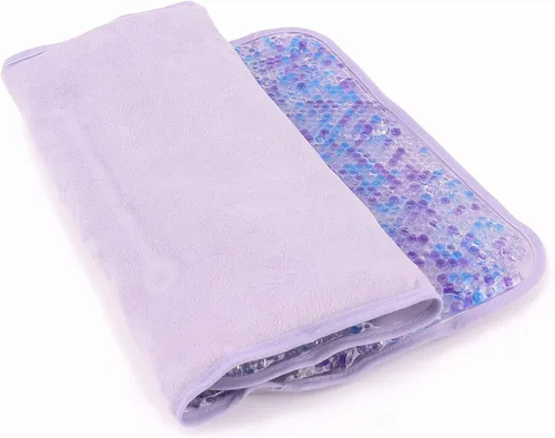 Vista 5 de FOMI Care - Paquete de cuentas de gel grandes para bebidas frías y calientes, 20 x 12 pulgadas, terapia de hielo para aliviar el dolor de espalda