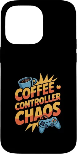 Vista 21 de Coffee Controller and Chaos Gamer Parents Mom and Dad Case for iPhone XR