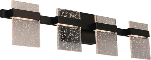 Vista 6 de EGLO Lighting USA 204485A - Lámpara de tocador LED de Madrona Collection 22.75 pulgadas, cromada