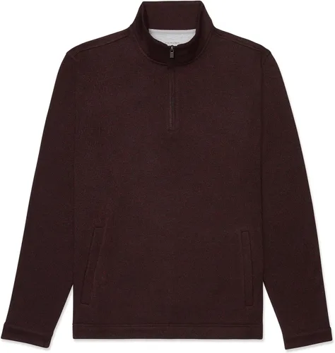 Vista 11 de Van Heusen Flex de manga larga 1/4 cremallera suave suéter polar para hombre (descontinuado)