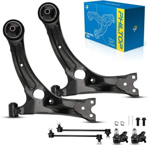 Vista 150 de PHILTOP 6 piezas de brazo de control delantero inferior con barra estabilizadora de rótula para Nissan Rogue 2014-2020 Rogue Sport 2017-2022 Qashqai