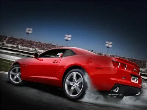 Vista 6 de BORLA 11788 Sistema de escape de rendimiento trasero de eje para Chevrolet Camaro SS 2010-2013 6.2L V8 transmisión automática/manual