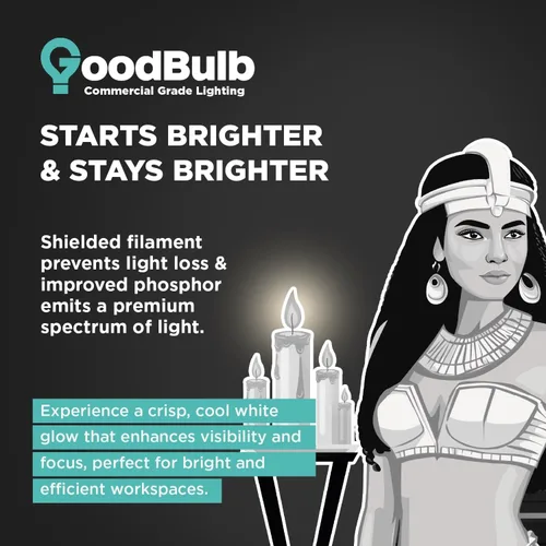 Vista 6 de GoodBulb Paquete de 30 bombillas fluorescentes T12 de 40 W de 48 pulgadas, sustituyen a F40T12/841, luz blanca fría de 4100 K, base bi-pin media