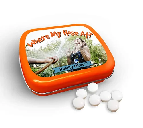 Vista 22 de Funny Statement Mints - Breath Fresheners for Adults - Mens Gag Gifts, Stocking Stuffers, Candy Basket Fillers - Sugar-Free - Pocket-Size Metal Tins