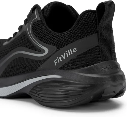 Vista 6 de FitVille Tenis de punta de acero mediana ancha para mujer, zapatos de punta de acero compuestos anchos a prueba de pinchazos, zapatos de trabajo