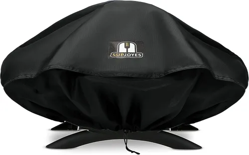 Vista 5 de Cubierta de parrilla para parrilla de carbón Weber Kettle, cubiertas premium de 22 pulgadas para parrilla BBQ, accesorios resistentes e impermeables