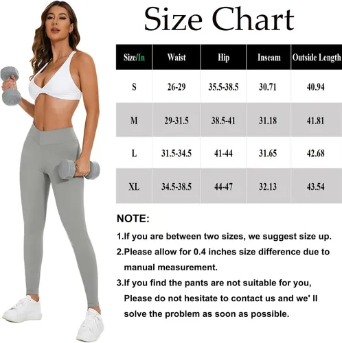 Vista 7 de FITTOO - Leggings de tiro alto para mujer, pantalones con parte posterior fruncida para levantar y resaltar los glúteos, para hacer ejercicio y yoga