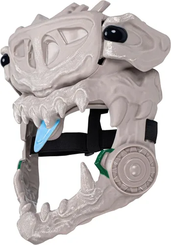 Vista 3 de Marvel Studios' Black Panther: Wakanda Forever Attuma Shark Armor Mask Juguete de juego de rol con función de expansión Hammerhead