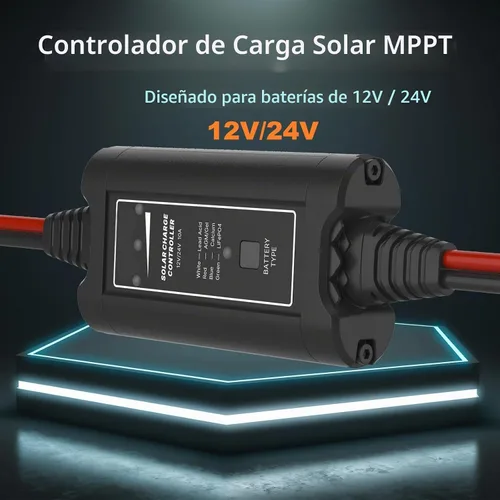 Vista 2 de Mantenedor de cargador de batería solar, cargador de batería de remolque volcado, mantenedor de batería, cargador de remolque, kit de panel solar