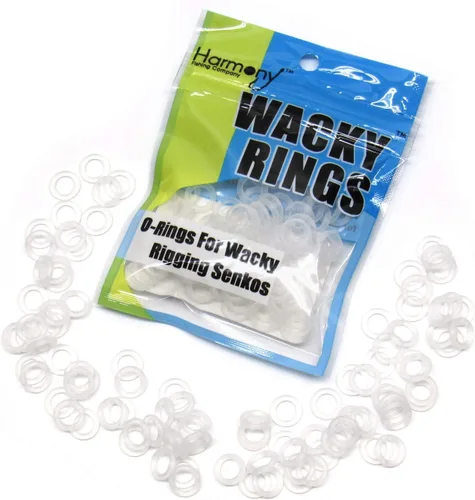 Vista 12 de (100pk) – O-Rings for Wacky Rigging Senkos/Worms/Soft Stickbaits – Bait Saver Orings for Senko Worm – Save Your Baits from Tearing While Wacky Neko