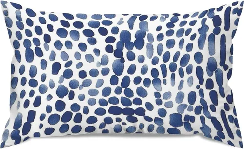Vista 42 de Fundas de almohada con estampado de leopardo y guepardo negro y marrón, 12 x 18 pulgadas, fundas de cojín de granja para sofá, sala de estar