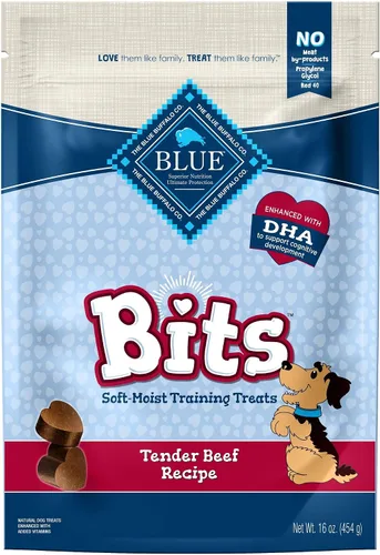 Vista 30 de Blue Buffalo Bits - Golosinas de entrenamiento de pollo, 1 oz, 12