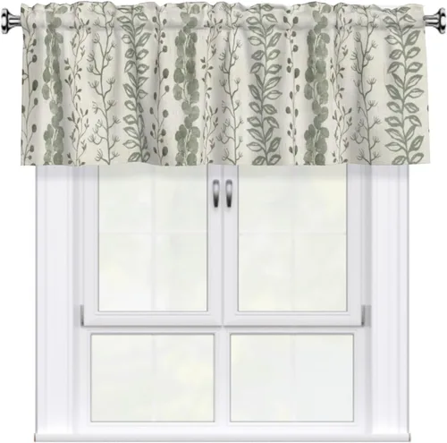 Vista 27 de Cenefa de estrella del oeste de Texas para ventana, rústica, granja, granero, cocina, cenefa de ventana rural vintage con bolsillo para barra
