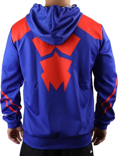 Vista 4 de Rulercosplay Sudadera con capucha de dibujos animados de anime, impresión digital, moda con cremallera para hombre, mujer