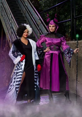 Vista 4 de Disfraz de Maléfica de Descendants para Mujer Multicolor