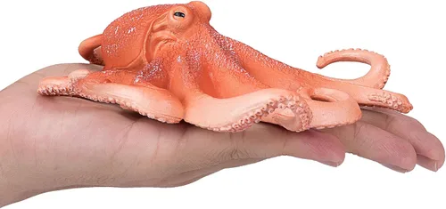 Vista 4 de MOJO Figura de juguete pintada a mano de vida silvestre internacional realista de pulpo
