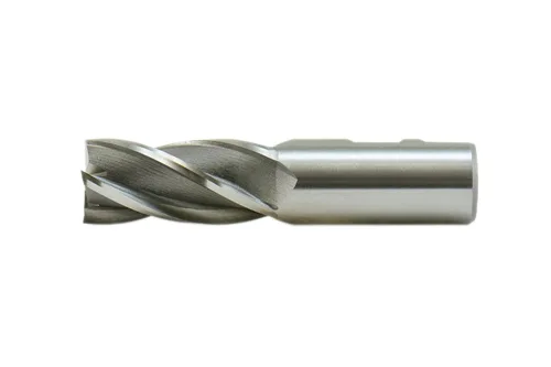 Vista 3 de Shars Fresadora de extremo de flauta de longitud extra larga HSS de 4 flautas HSS de 1 "x 1", longitud de flauta de 4 pulgadas 404-9531