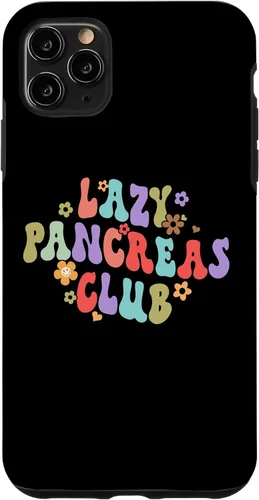 Vista 13 de iPhone 16 Lazy Pancreas Club Diabetes Awareness Month T1D Diabetic Case