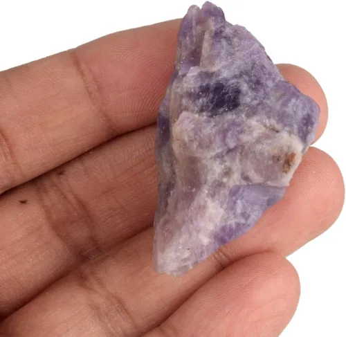 Vista 3 de GEMHUB Cristal de amatista violeta crudo, 84.00 quilates, natural, real, sin tratar, violeta, amatista, piedra preciosa suelta, Gema, Brasileño