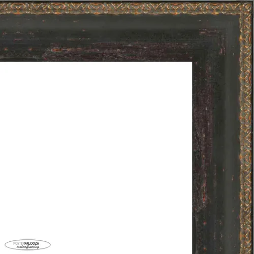 Vista 6 de Poster Palooza 5x5 Inch Traditional Black Complete Wood Square Picture Frame with UV Acrylic Plexiglass, Foam Board Backing & Hardware Included