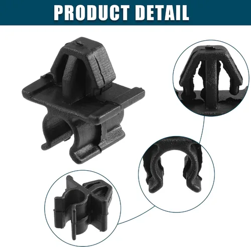 Vista 3 de ACROPIX Clip de varilla de soporte de capó para Honda Ridgeline - Paquete de 1 negro