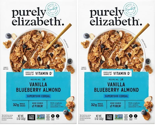 Vista 13 de Purely Elizabeth Cereal Chocolate Almond 11 OZ