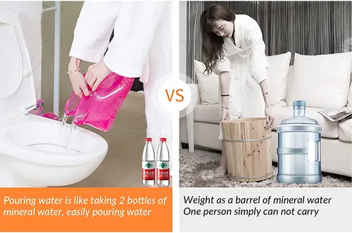 Vista 3 de Zapatos de baño de pies de masaje, bañera portátil para remojar pies, pies de pedicura movibles, lavabo de spa para masaje térmico para promover