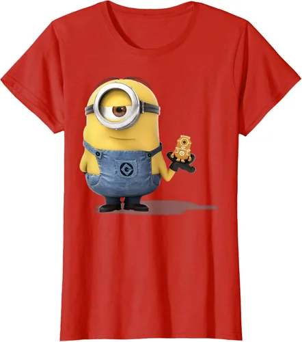 Vista 79 de Camiseta Despicable Me Minions Holding A Ginger Bread Minion Retrato Pequeña