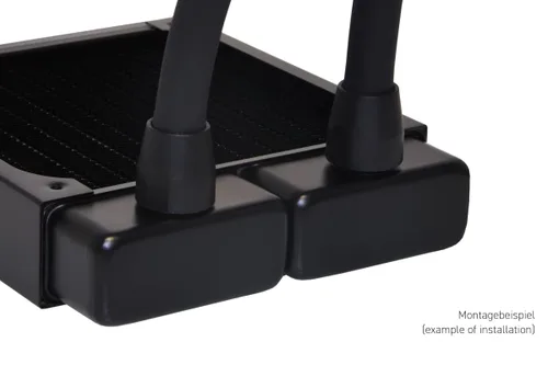Vista 5 de Alphacool HF compresión TPV - 12.7/0.299 in recto - negro (17637)
