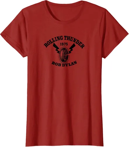 Vista 23 de Bob Dylan - Camiseta Rolling Thunder S Gris Oscuro