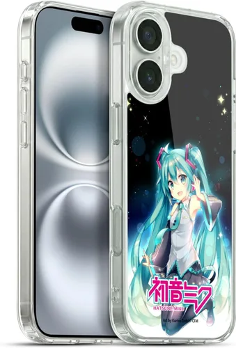 Vista 175 de Head Case Designs Licencia Oficial Hatsune Miku Gráficos Lindos Carcasa de Gel [Protección de Grado Militar] Compatible con Apple iPhone 7