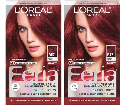 Vista 80 de L'Oreal Paris Feria - Tinte permanente brillante multifacético para el cabello, tinte de alta intensidad para reflejos 3X, 10 negro azabache