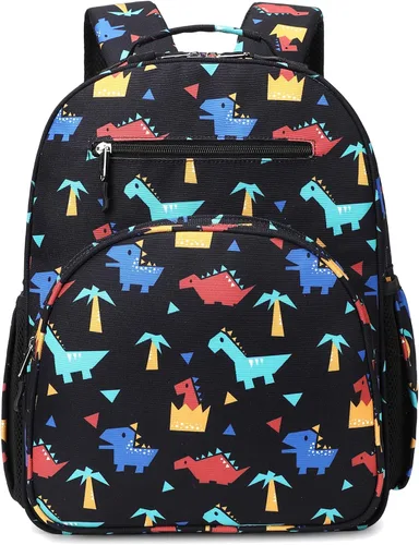 Vista 8 de abshoo Lindas mochilas ligeras para niños de 4 a 8 años de edad (coches negro)