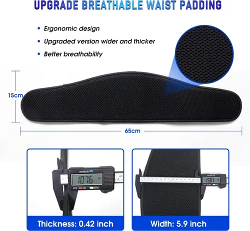 Vista 4 de Kit de protección contra caídas de arnés de seguridad con cordón de absorción de golpes, arneses de trabajo para techos, arnés de seguridad
