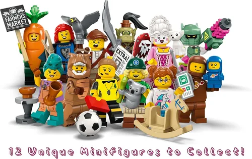 Vista 3 de LEGO Minifiguras Coleccionables Serie 24 - Astronauta marrón y Spacebaby 71037